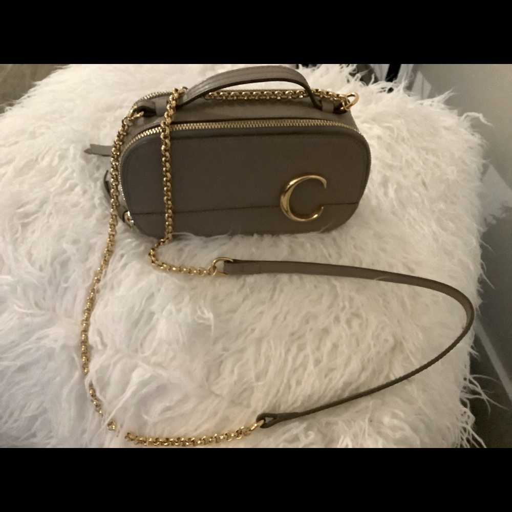 SOLD!! Chloe C Vanity Mini Leather Crossbody